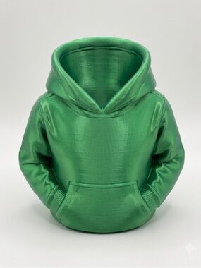 Metallic Green Hoodie Desktop Pen Holder